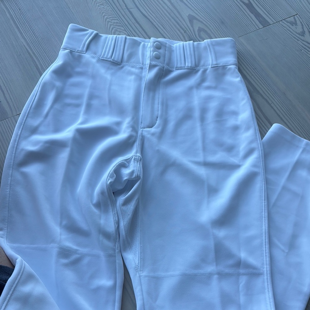 White Baseball Pants